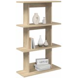  Polica na zidu Zidna montaža Smeđa 56 x 20 x 90 cm | shoptok.hr