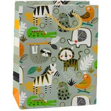  Poklon vrećica Safari životinje 23 x 18 x 10,5 cm | shoptok.hr