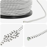  Bungee užadi 4 mm Crna i bijela PP i guma | shoptok.hr