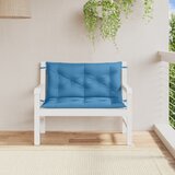  Jastuci za vrtnu klupu 2 kom plavi 100x50x7 cm tkanina | shoptok.hr