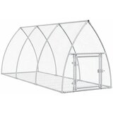  Kavez za zečeve srebrni 105 x 300 x 120 cm od pocinčanog čelika | shoptok.hr