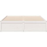 vidaXL Okvir za krevet bijeli 150x200cm od masivne borovine | shoptok.hr
