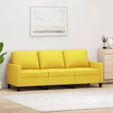 vidaXL trosed svetlo rumen 180 cm blago | Shoptok.si