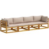  Set sofe 4 kom. Prirodna Čvrsto drvo akacije | shoptok.hr