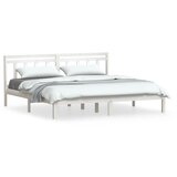 Furnova Posteljni okvir bel iz borovine 200x200 cm, (21941929) | Shoptok.si