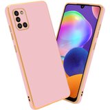 Cadorabo Ohišje, združljiv s Samsungom v sijajnem roza - zlati - zaščitni pokrov iz fleksibilnega silikona TPU in z zaščito pred kamero, (20595951) | Shoptok.si