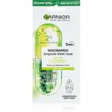 Garnier Skin Naturals Ampoule Sheet Mask Sheet maska za čišćenje i osvježavanje lica 15 g | shoptok.hr