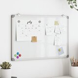 vidaXL Magnetna ploča bijela 40 x 30 x 1,7 cm aluminijska cijene