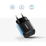Ugreen Mali USB 2.1A polnilec za telefon, črn, (21580896) | Shoptok.si