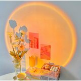 Dardanar Mini Sunset Light Net Rdeča Sunset Light Floor Photo Projection Dusk Warm Light Dawn Dawn Light USB Small Night Light, (21198941) | Shoptok.si