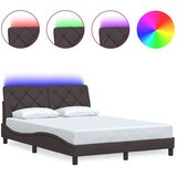  Okvir kreveta s LED-om bez madraca 120 x 200 cm od tkanine | shoptok.hr