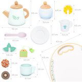 UMU Toys Afternoon Tea Set aktivnostna igrača iz lesa 3y+ 1 kos | Shoptok.si