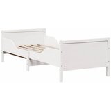  s produžetnim madracem s uzglavljem Bijelo 80 x 200 cm | shoptok.hr
