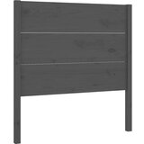  Uzglavlje sivo 81 x 4 x 100 cm od masivne borovine | shoptok.hr