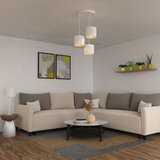  Luster na sajli LOFT SHADE 3xE27/60W/230V bela/zlatna | Eponuda.com