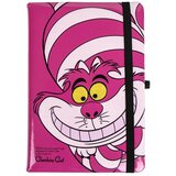 Disney Bilježnica A5 Alice in Wonderland Cheshire, korice od umjetne kože | shoptok.hr