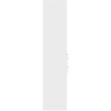  Visoka komoda bijela 30 x 42 5 x 185 cm od konstruiranog drva | shoptok.hr