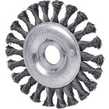 Ks Tools Okrogla krtača iz jeklene žice, 0,5 mm, Ø 125 mm | Shoptok.si