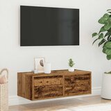 TV ormarići s LED svjetlima 2 kom boja drva 75x35,5x25 cm | shoptok.hr