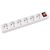 Kabel PRODUŽNI S PREKIDAČEM 6RUPA/5M OFFICE PRODUCTS 13116541-14 BIJELI Cene