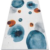 RugsX Preproge ANDRE 1220 pralna preproga Abstrakcija protizdrsna 80x150 cm Bela | Shoptok.si