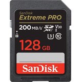 San Disk Extreme PRO SDXC memorijska kartica 128GB 200MB/s & 90MB/s čitanje/pisanje UHS-I, Class 10, U3, V30 (IZLOŽBENI ARTIKL) | shoptok.hr