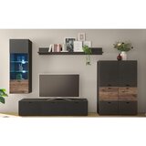 CARRYHOME dnevni regal, rjava, siva | Shoptok.si