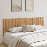 vidaXL Posteljno vzglavje artisan hrast 240x1,5x80 cm inženirski les Cene