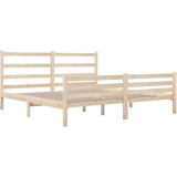  Okvir za krevet od masivne borovine 140 x 190 cm | shoptok.hr