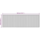 vidaXL Preproga pravokotna svetlo naravna 100x300 cm bambus | Shoptok.si