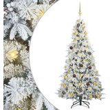  Umjetno božićno drvce s nogom s stalakom Bijelo 210 cm PE i PVC | shoptok.hr