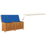  Vanjska kutija za jastuke 150x50x60,5 cm masivno drvo bagrema | shoptok.hr
