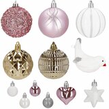  Set Božićnih Kuglica za Ukrasiti Božićno Drvce - 38 komada | shoptok.hr