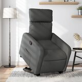 Maison Chic Naslanjač - Relax naslanjač s funkcijo vstajanja temno sivo blago, (22040160) | Shoptok.si