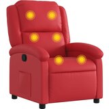Maison Chic masažni naslanjač - Relax naslanjač rdeče umetno usnje, (22134470) | Shoptok.si