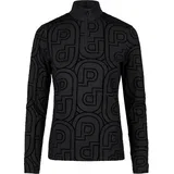 Potiskana majica z zadrgo, black - 36