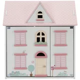 Little dutch lesena hiška za punčke z dodatki pink