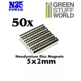 Green Stuff World neodymium magnets 5x2mm - set x50 (N52) | ePonuda.com
