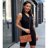 Gemre Brown shoulder bag with chain Elmia Cijene