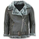 Z Design Usnjene jakne & Sintetične jakne 101746746 Siva | Shoptok.si