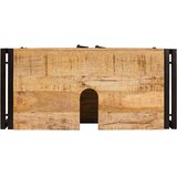 vidaXL Ormarić za umivaonik 71 x 33 x 58 cm Čvrsto drvo manga, željezo | shoptok.hr