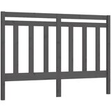 Maison Chic posteljno vzglavje - vzglavna omarica - nočna omarica sivo 141x4x100 cm trdna borovina, (21704989) Cene
