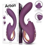 Action Vinca Triple Function Vibrator with Clit Hitting Ball & Thrusting Purple | Shoptok.si