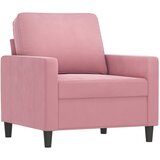  Fotelja ružičasta 60 cm baršunasta Ružičasti | shoptok.hr