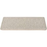  Samolepilne preproge za stopnice sisal 15 kosov 65x21x4 srebrne, (20753613) | Shoptok.si