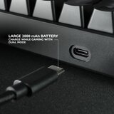 DELTACO GAMING Tipkovnica Bežična DK440R CRNA RGB osvjetljenje - UK Layout Slike