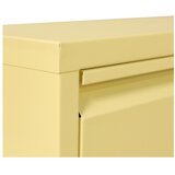 Spinder Design Svetlo rumena jeklena preklopna/stenska omarica za čevlje 50x103x15 cm Billy – | Shoptok.si