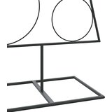  Metalno ukrasno božićno drvce crno 150 cm | shoptok.hr