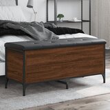 vidaXL Klupa za pohranu boja hrasta 102x42x45 cm od konstruiranog drva Cijene