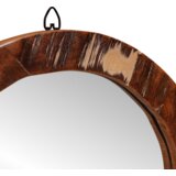 vidaXL Toaletne mize za spalnice s polico s shranjevanjem z ogledalom Trdna obnovljena les | Shoptok.si